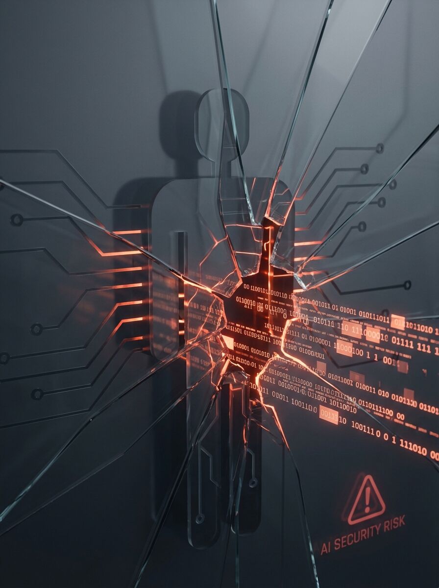 Shadow AI security risk visualization